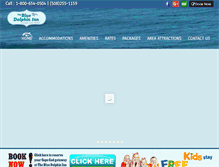 Tablet Screenshot of bluedolphincapecod.com